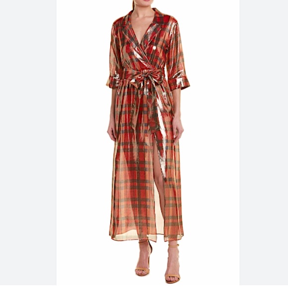 Alice + Olivia Womens Oversized Silk-Blend Shirtdress - Picture 5 of 13